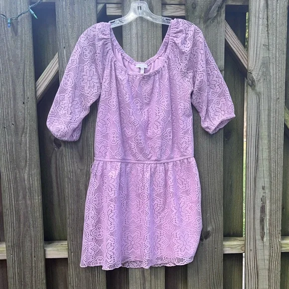 dELiA*s lavender lace dress - Picture 2 of 7
